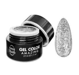 NANI UV gelis Amazing Line 5 ml - Extreme Silver