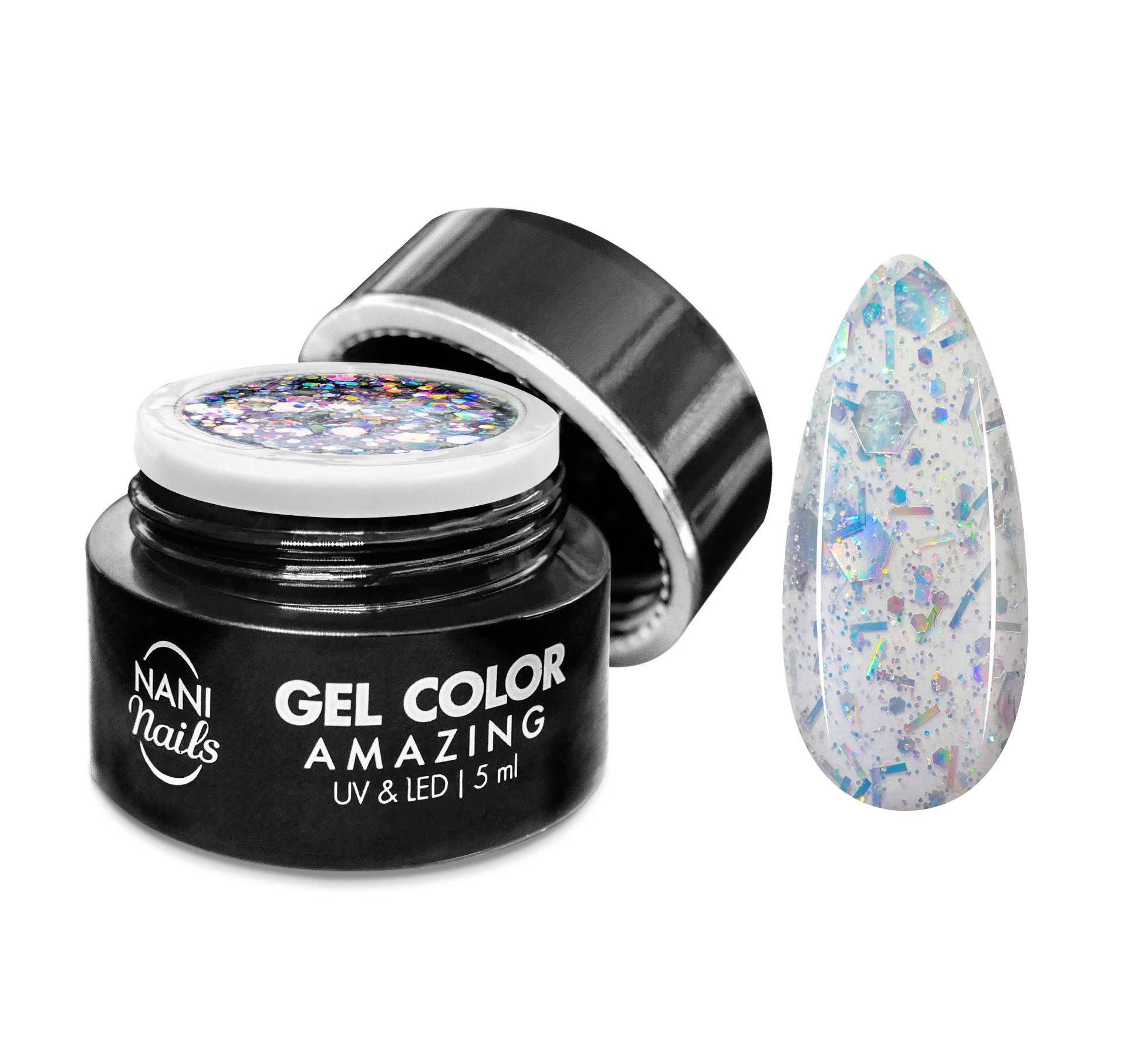 NANI gel UV Amazing Line 5 ml - Silver
