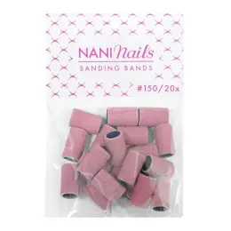 NANI brusné válečky, 20 ks - Hrubost 150, Pink