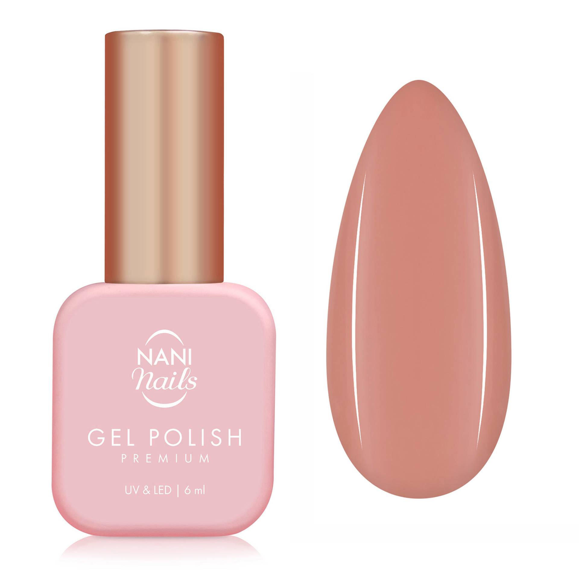 NANI ojă semipermanentă Premium 6 ml - Peach Bloom