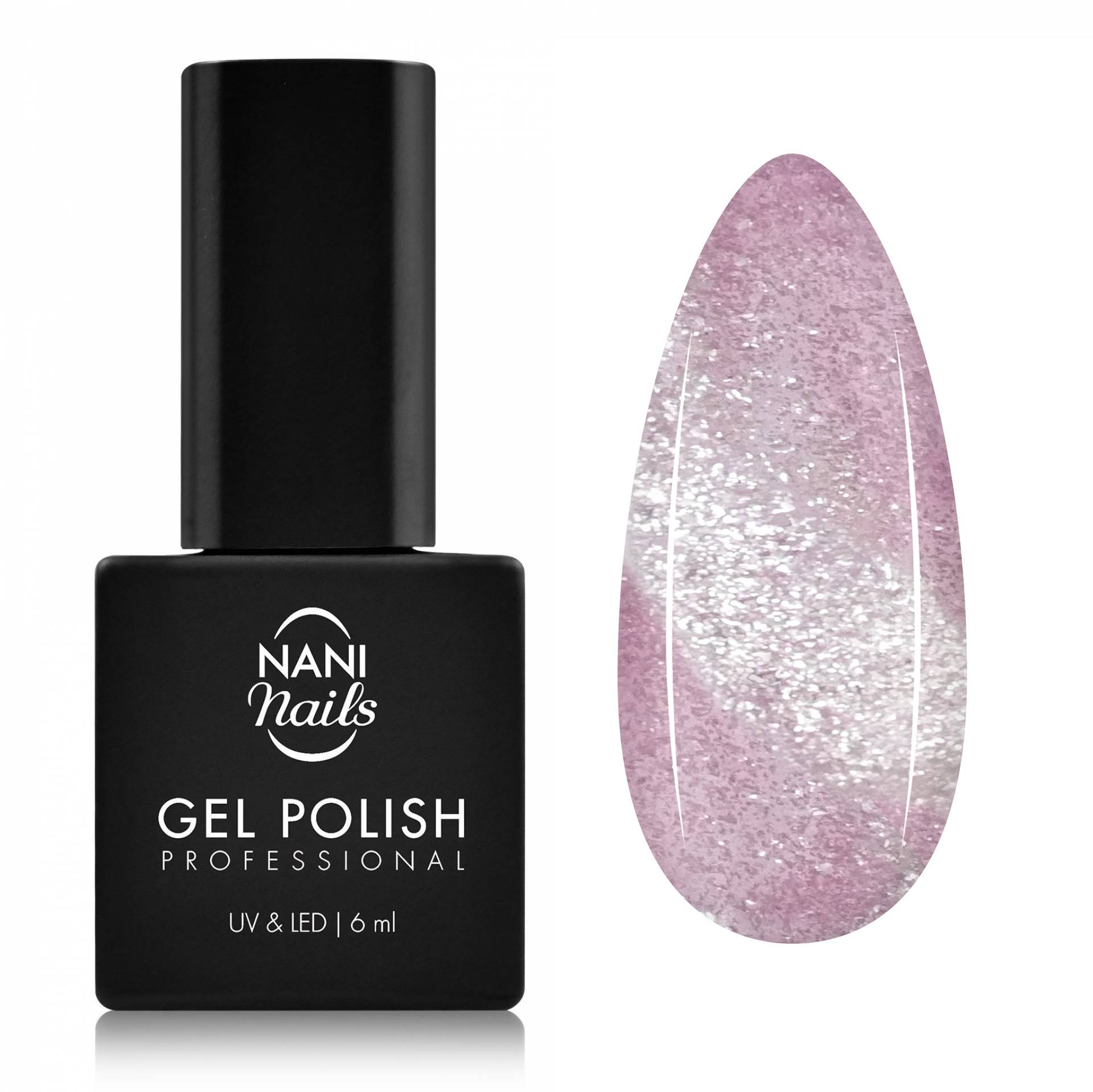 NANI ojă semipermanentă Cat Eye 6 ml - Pink Frost