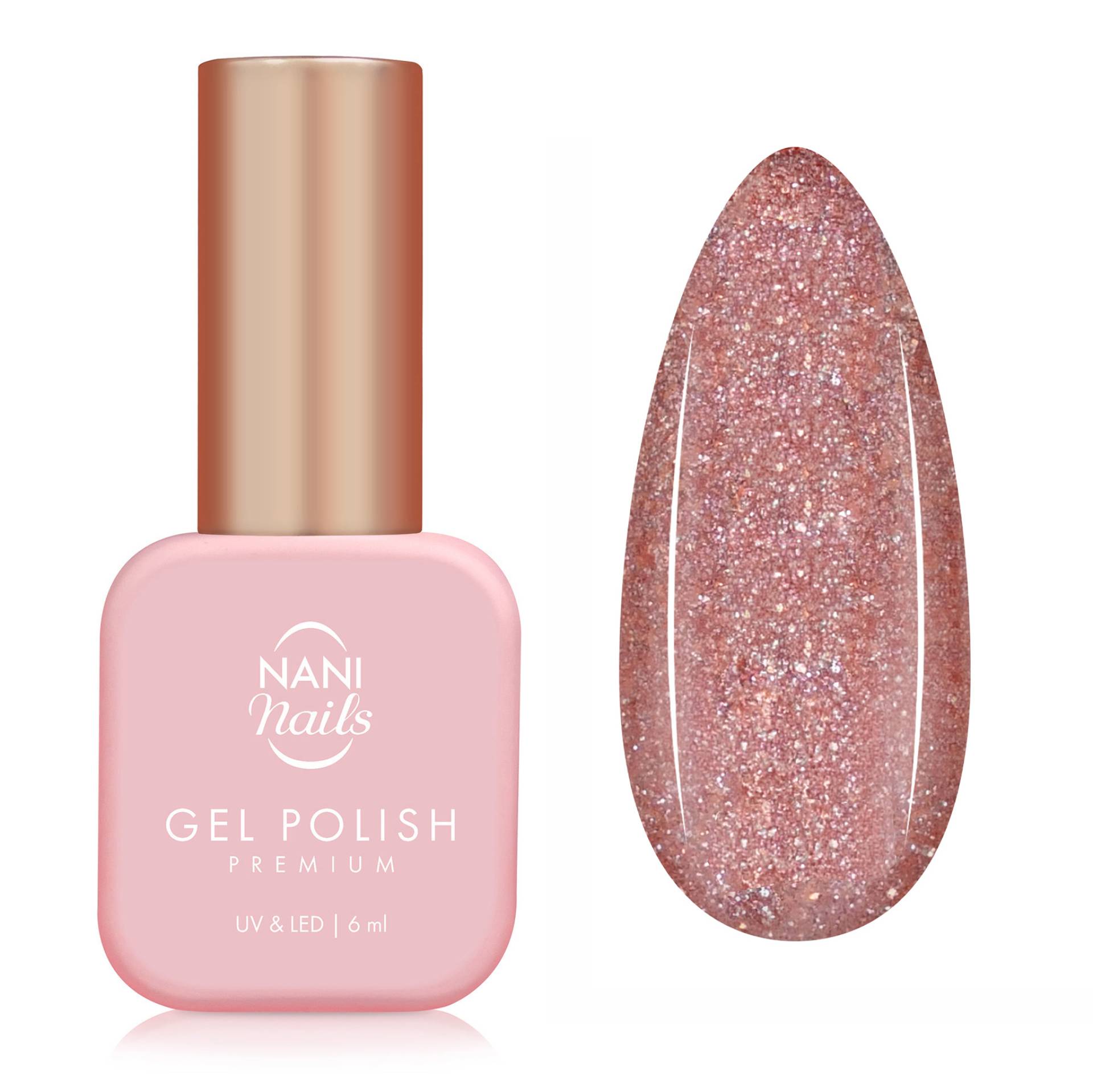 NANI ojă semipermanentă Premium 6 ml - Dolly Blush