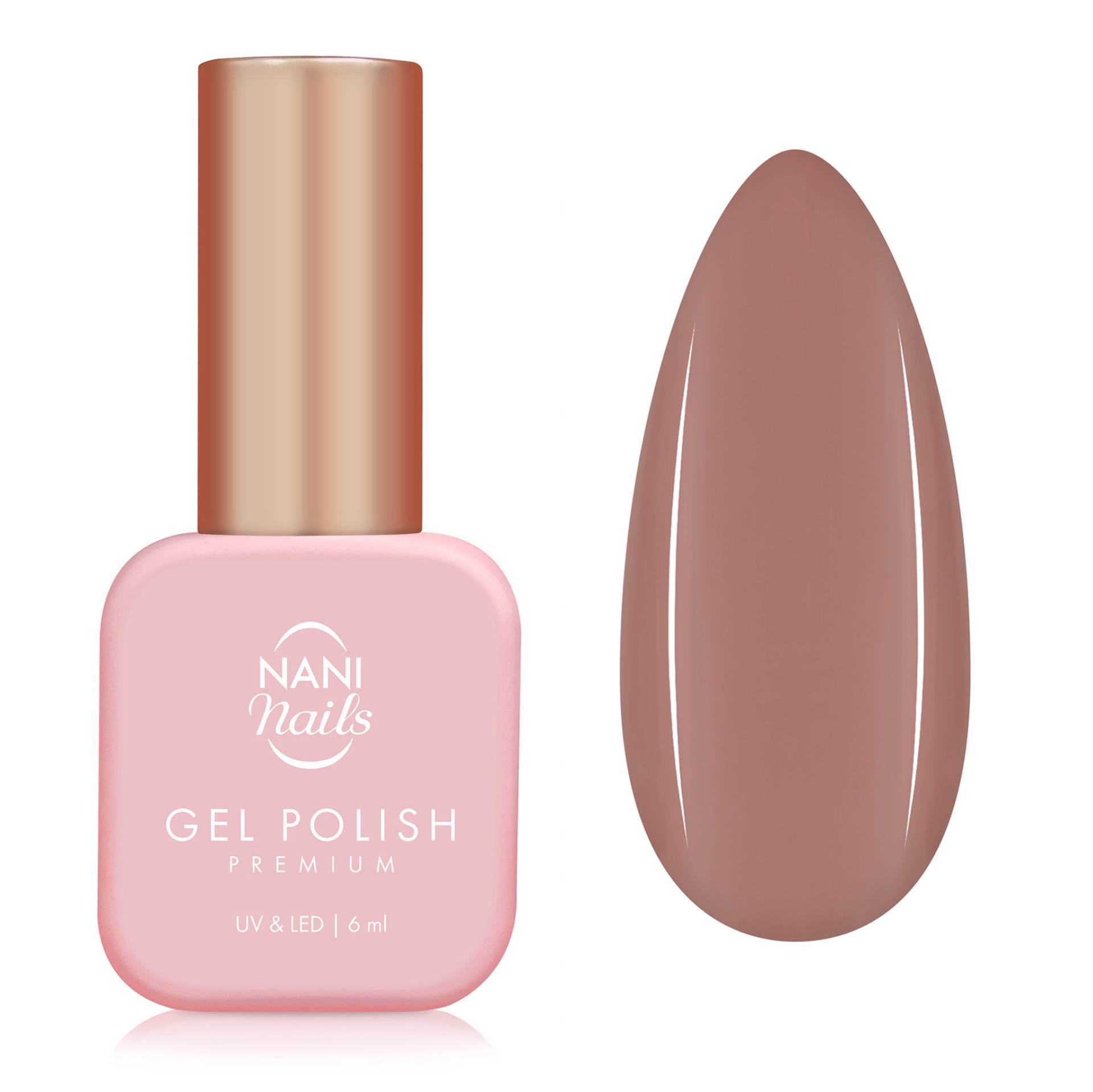 NANI gél lakk Premium 6 ml - Powder Peony