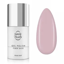 NANI gel lak Fiber Base 5 ml - Rose Dust