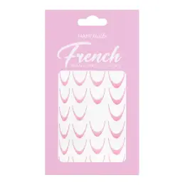 NANI nálepky na francouzskou manikúru, 23 ks - Pink