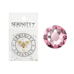 Serenity Crystals SS3 akmenėliai 50 vnt. - Rose