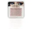 Gene permanente Black Lashes în smoc MIX, 56 smocuri
