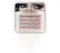 Gene permanente Black Lashes în smoc MIX, 56 smocuri