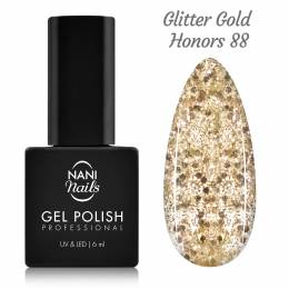 NANI ημιμόνιμο βερνίκι 6 ml - Glitter Gold Honors