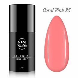 NANI ημιμόνιμο βερνίκι One Step 5 ml - Coral Pink