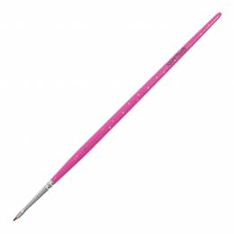 NANI πινέλο τζελ, λοξό, μέγ. 1 - Glitter Pink
