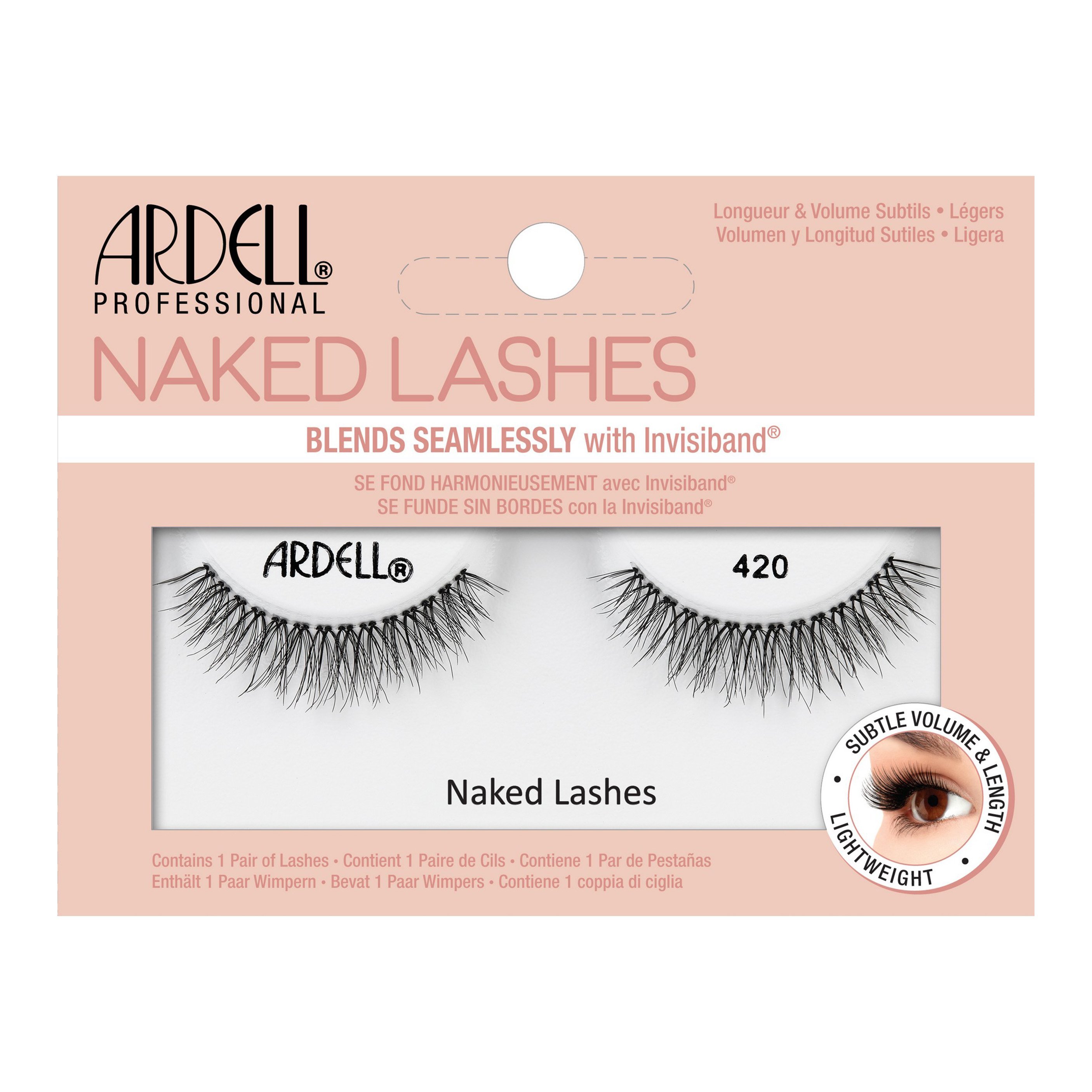 Ardell βλεφαρίδες για τοποθέτηση με κόλλα - Naked 420