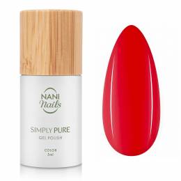 NANI ημιμόνιμο βερνίκι Simply Pure 5 ml - Fresh Red