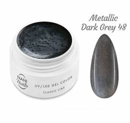 NANI UV gel Classic Line 5 ml – Metallic Dark Grey