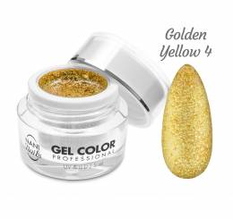 NANI UV/LED gel Glamour Twinkle 5 ml – Golden Yellow