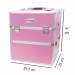 NANI dvodijelni kozmetički kofer NN66 - Pink