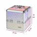 NANI kozmetički kofer Cube NN86 - 3D Holo White