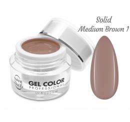 NANI UV/LED gel Professional 5 ml - Solid Medium Brown