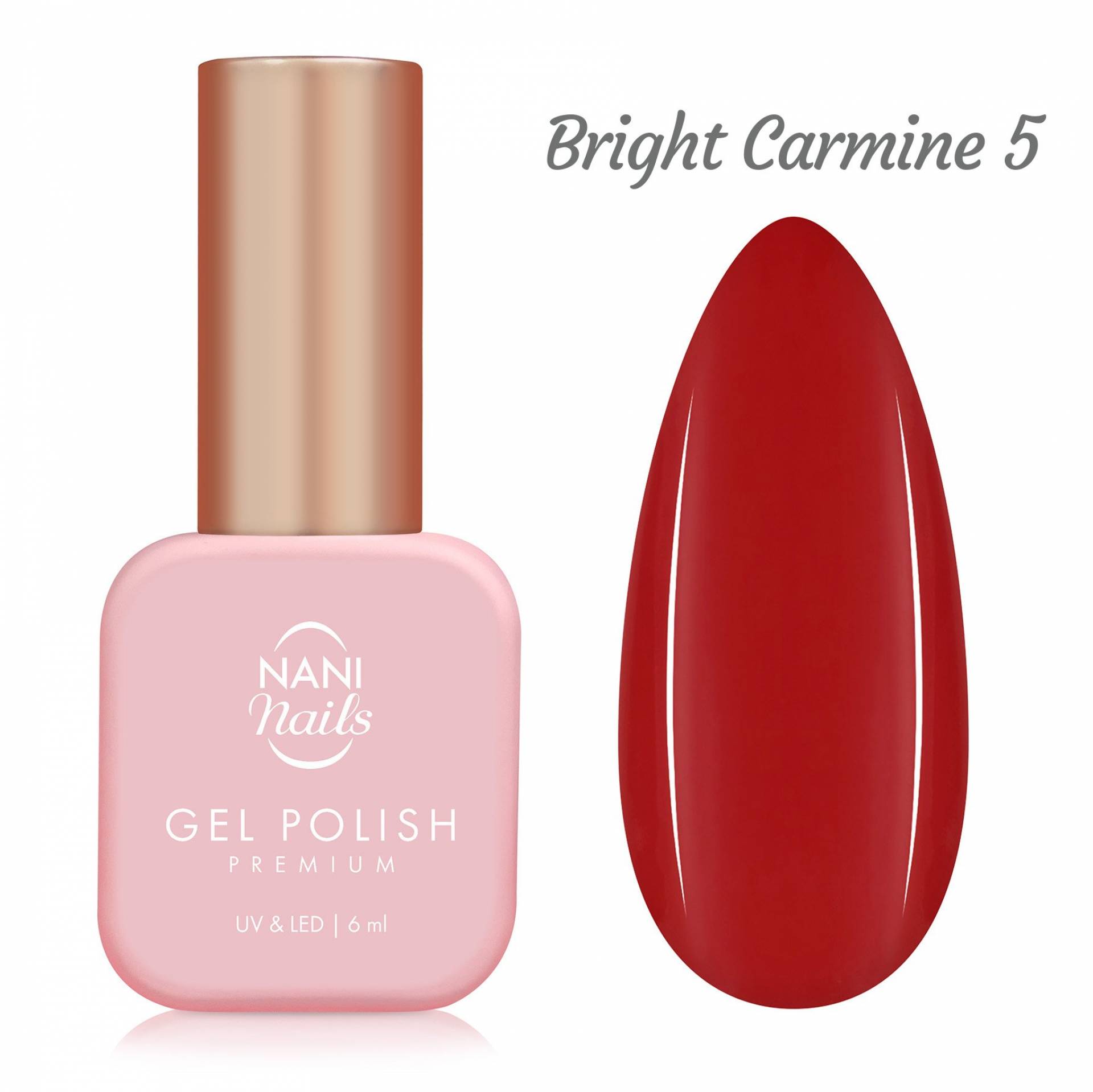 NANI trajni lak Premium 6 ml - Bright Carmine