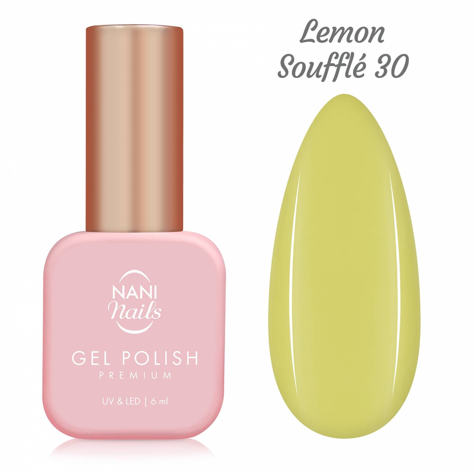 NANI trajni lak Premium 6 ml - Lemon Soufflé