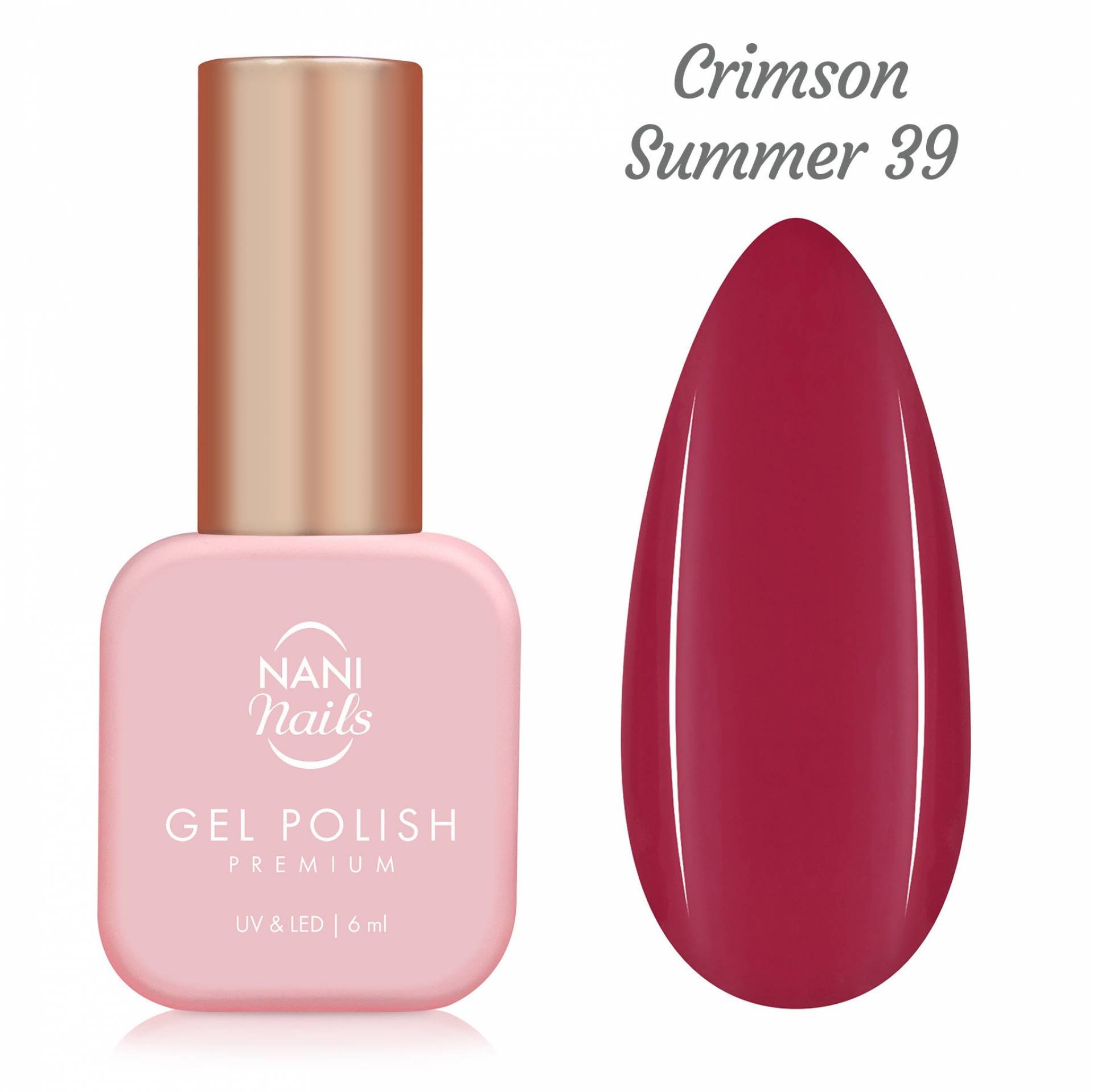 NANI trajni lak Premium 6 ml - Crimson Summer