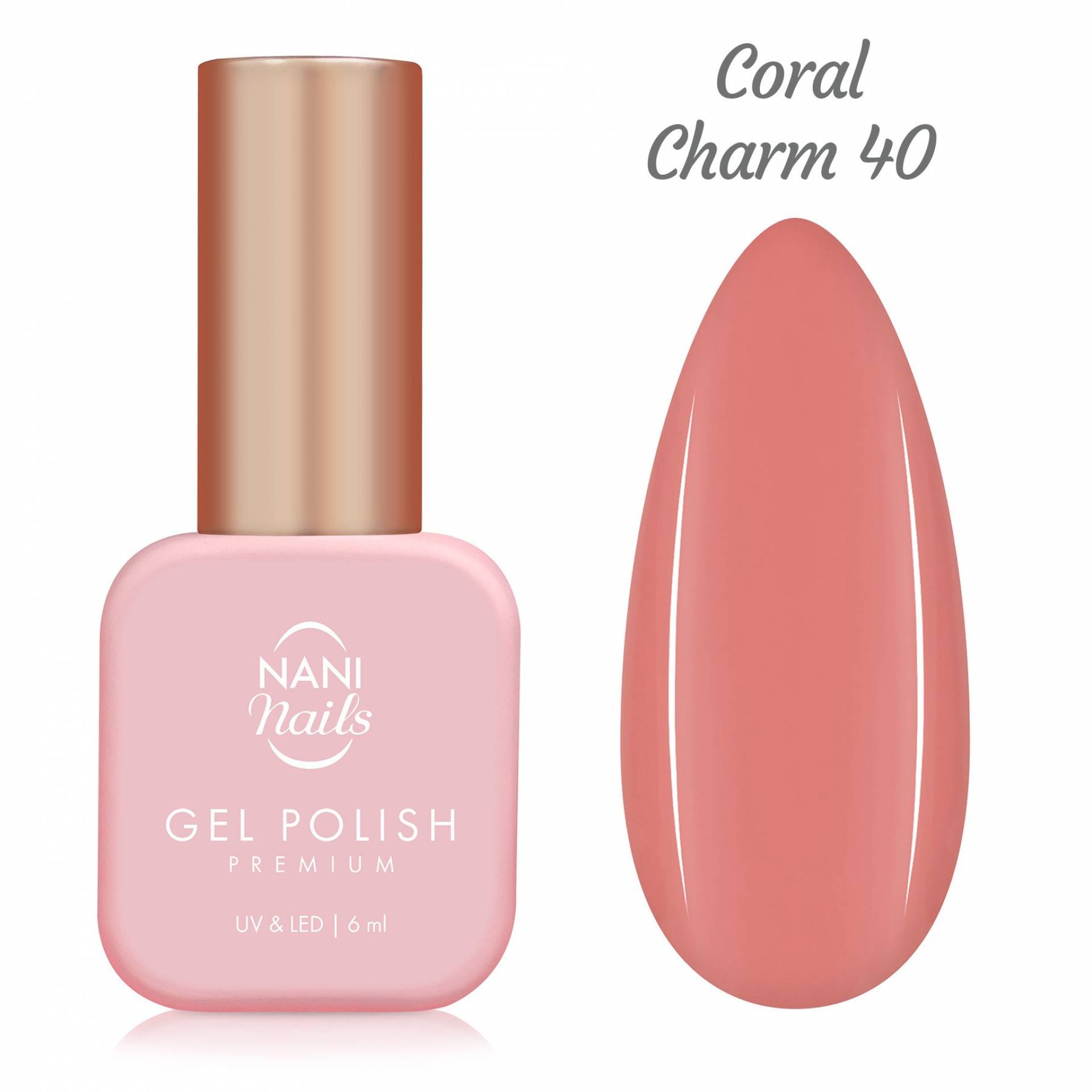 NANI trajni lak Premium 6 ml - Coral Charm