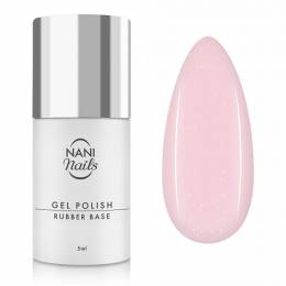 NANI trajni lak Rubber Base Cover 5 ml - Rosie