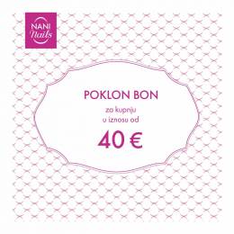 Poklon bon u vrijednosti 40 EUR