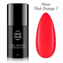 NANI Amazing Line gél lakk 5 ml – Neon Pink Orange