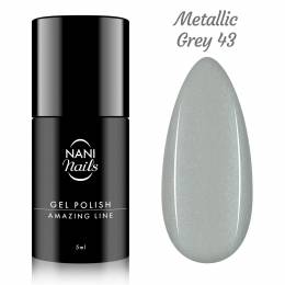 NANI Amazing Line gél lakk 5 ml – Metallic Grey