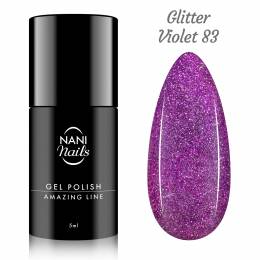 NANI Amazing Line gél lakk 5 ml – Glitter Violet