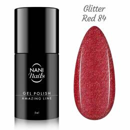 NANI Amazing Line gél lakk 5 ml – Glitter Red