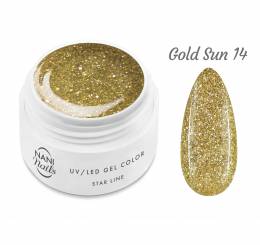 NANI Star Line UV zselé 5 ml – Gold Sun
