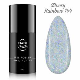 NANI Amazing Line gél lakk 5 ml – Silvery Rainbow