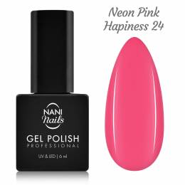 NANI gél lakk 6 ml – Neon Pink Hapiness