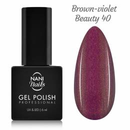 NANI gél lakk 6 ml – Brown-violet Beauty