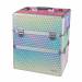 NANI kétrészes kozmetikai bőrönd NN93 - Holo White 3D