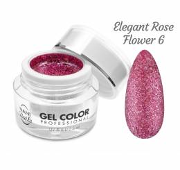 NANI UV/LED gel Glamour Twinkle 5 ml - Elegant Rose Flower