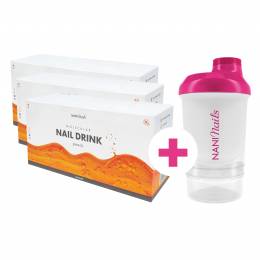 Molecular Nail Drink 30 tasak Étrend-kiegészítő édesítőszerekkel + Shaker