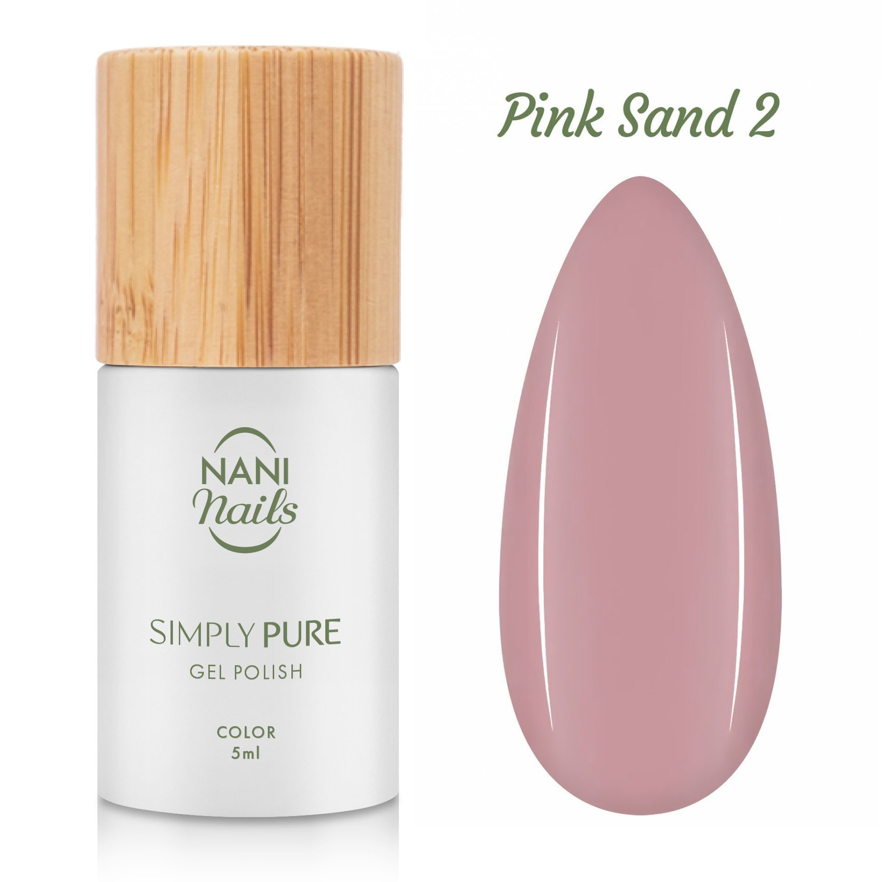 NANI Simply Pure gél lakk 5 ml - Pink Sand
