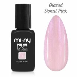 MI-NY gél lakk Peel Off 11 ml - Glazed Donut Pink