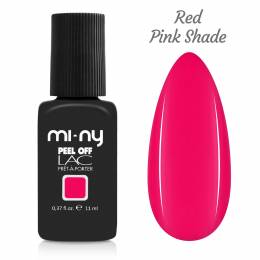 MI-NY gél lakk Peel Off 11 ml - Red Pink Shade