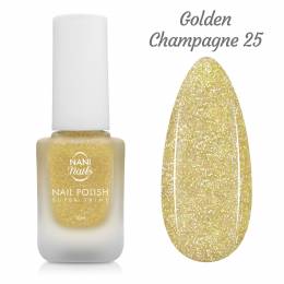 NANI körömlakk Super Shine 10 ml - Golden Champagne