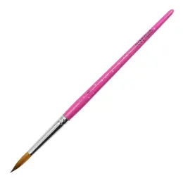 NANI akrilo šepetëlis, dydis 8 – Glitter Pink