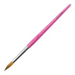 NANI akrilo šepetëlis, dydis 10 – Glitter Pink