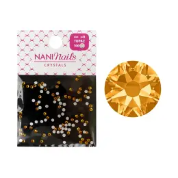 NANI kristalai SS6, 100 vnt. – Golden Topaz