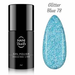 NANI gelinis lakas Amazing Line 5 ml - Glitter Blue