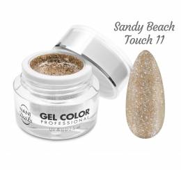 NANI UV/LED gelis Glamour Twinkle 5 ml - Sandy Beach Touch