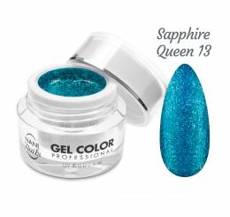 NANI UV/LED gelis Glamour Twinkle 5 ml - Sapphire Queen