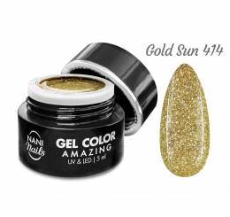 NANI UV gelis Amazing Line 5 ml - Gold Sun